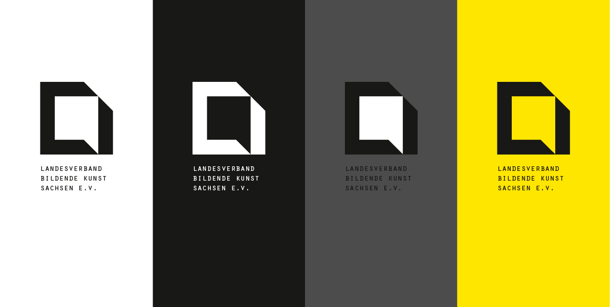 Landesverband Bildende Kunst Sachsen e.V., Logo, Corporate Design, Plakat