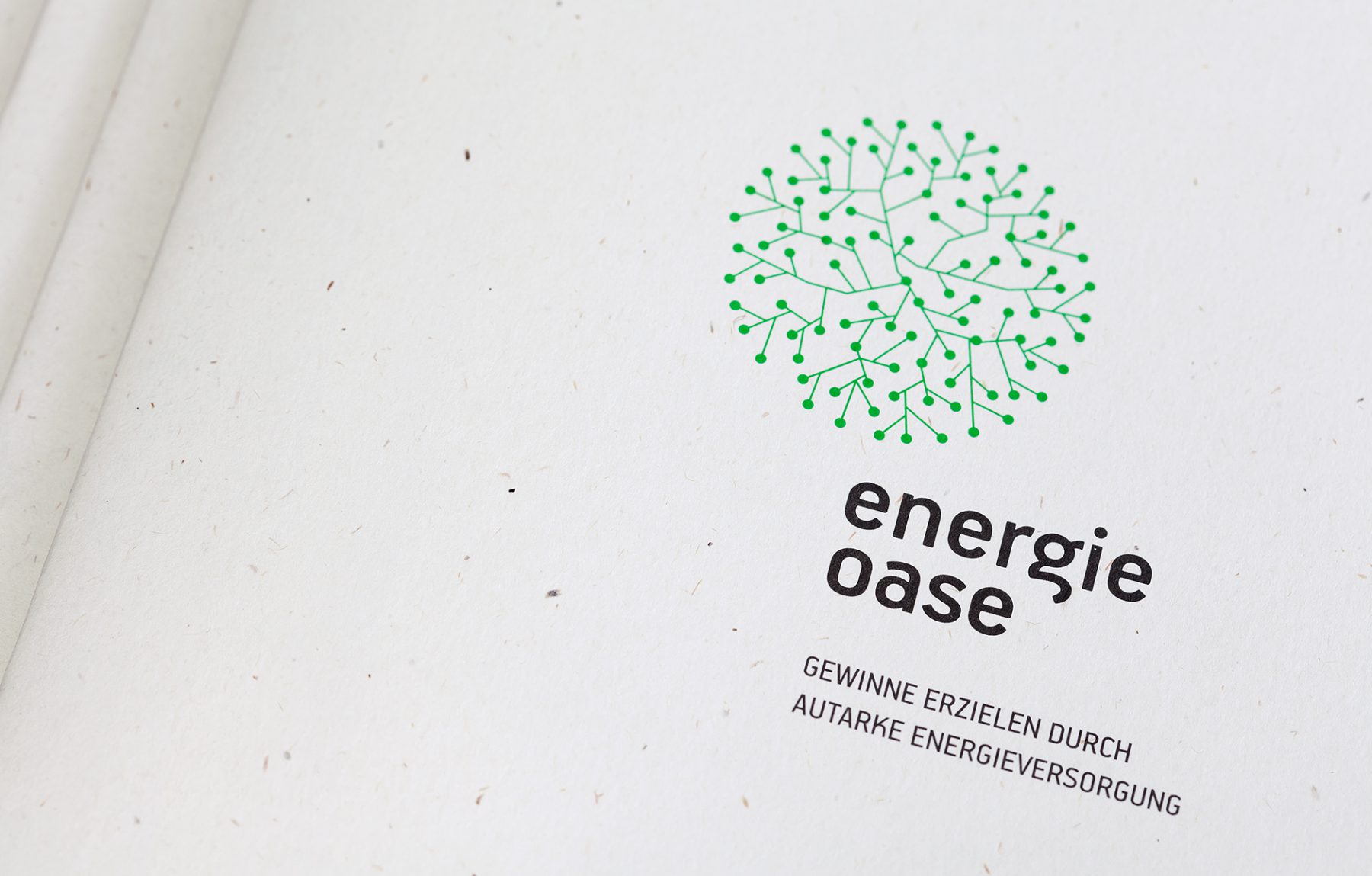 Greentech, energie oase, Leipzig, Architektur, Corporate Design